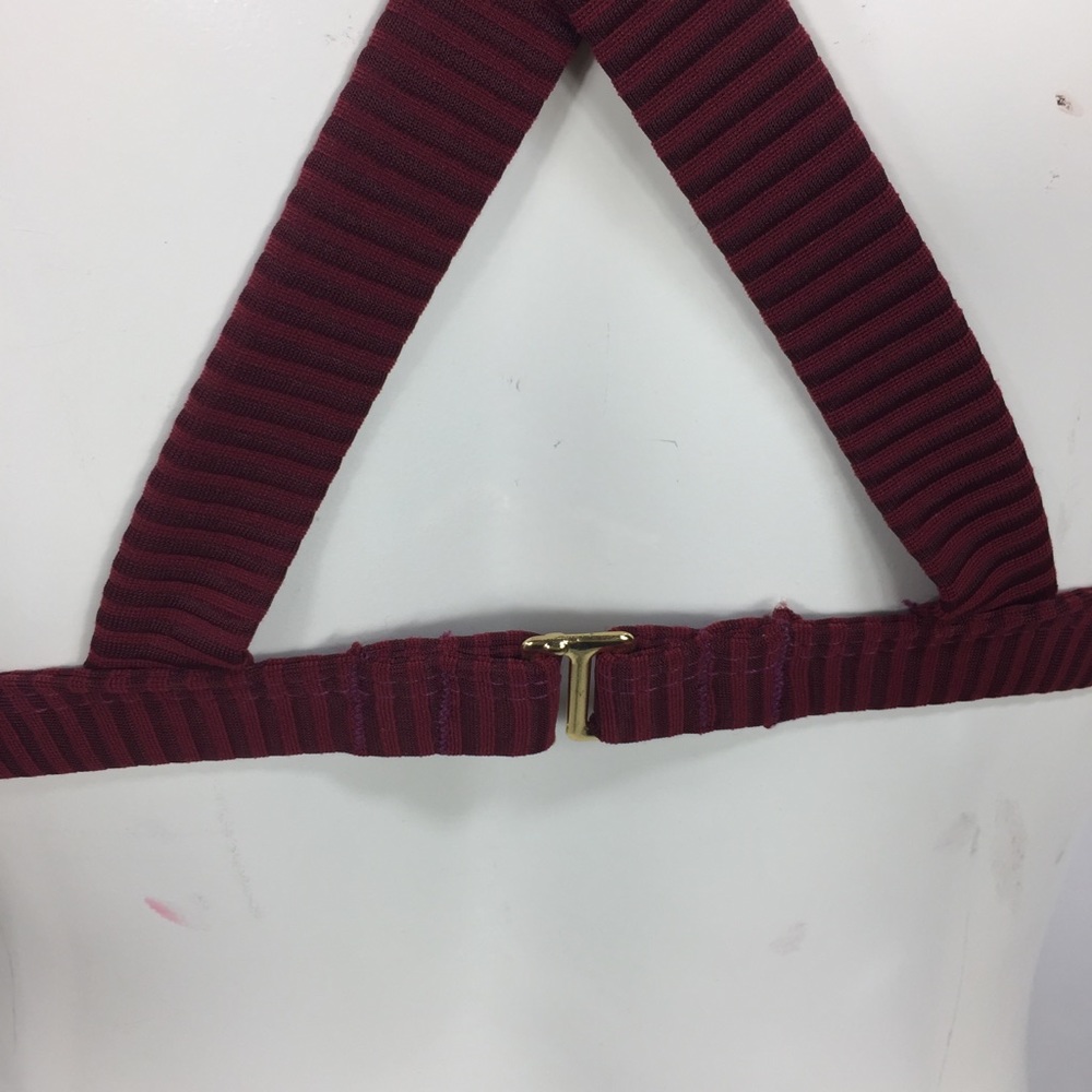 La Blanca Swimwear Cross Back Top Crimson 8 - Picture 15 of 15